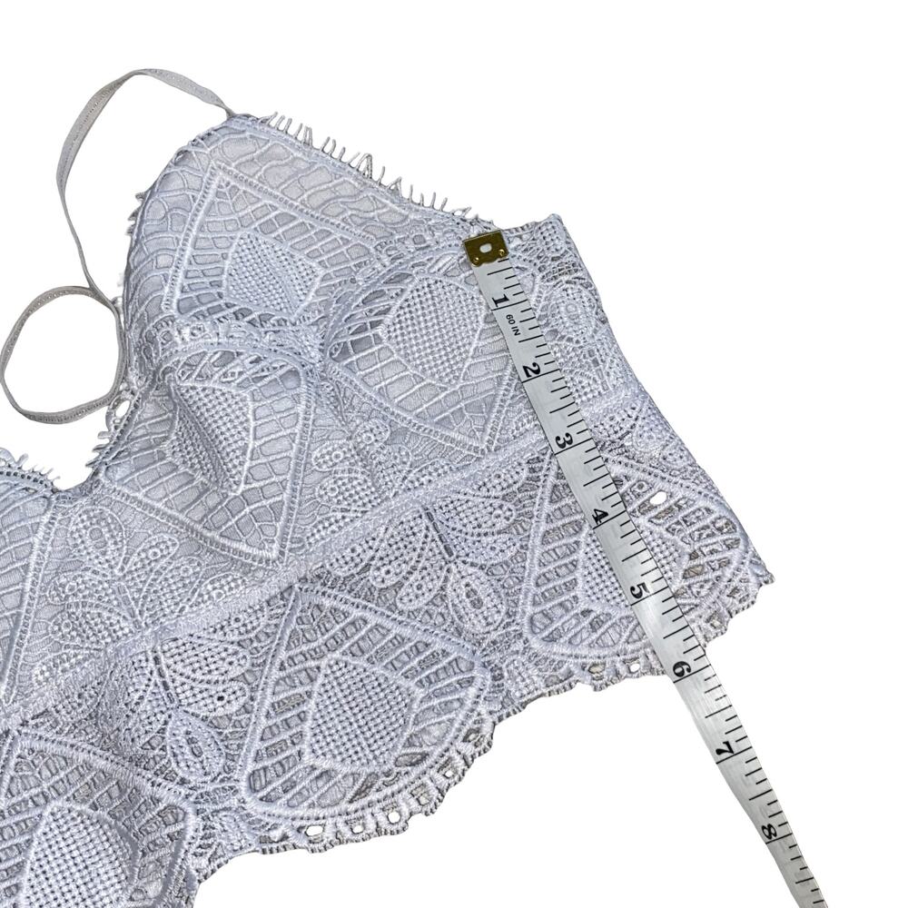 Anemone Light Blue Maya Crochet Lace Bralette Size Small - Picture 6 of 6
